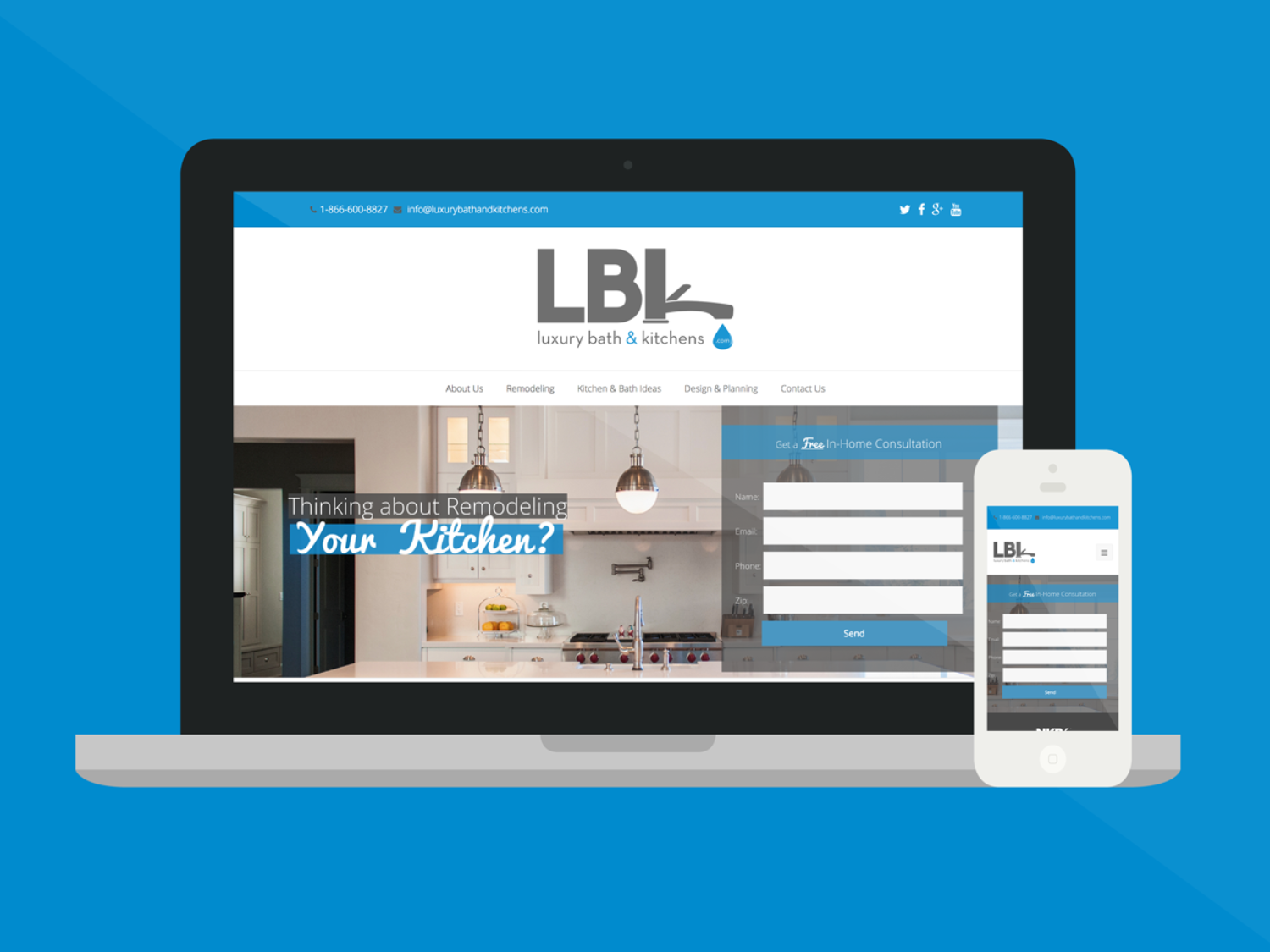 responsive web design interface wordpress