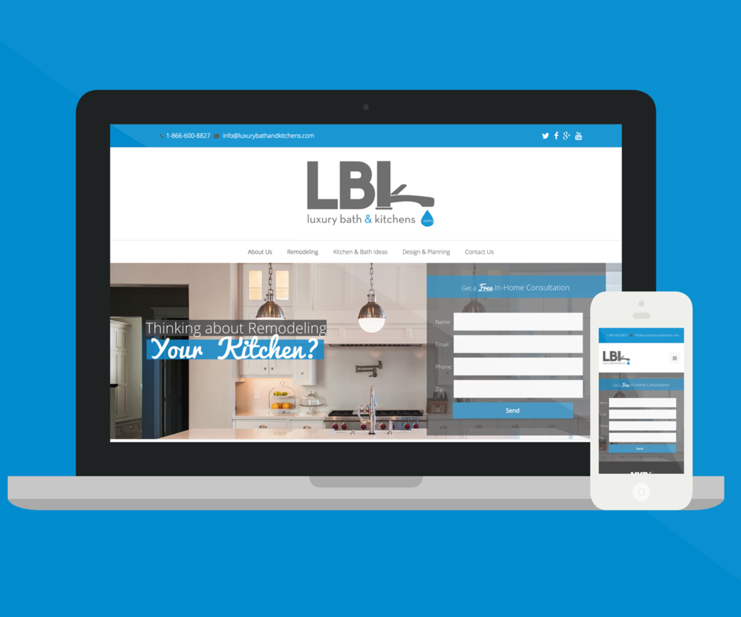responsive web design interface wordpress