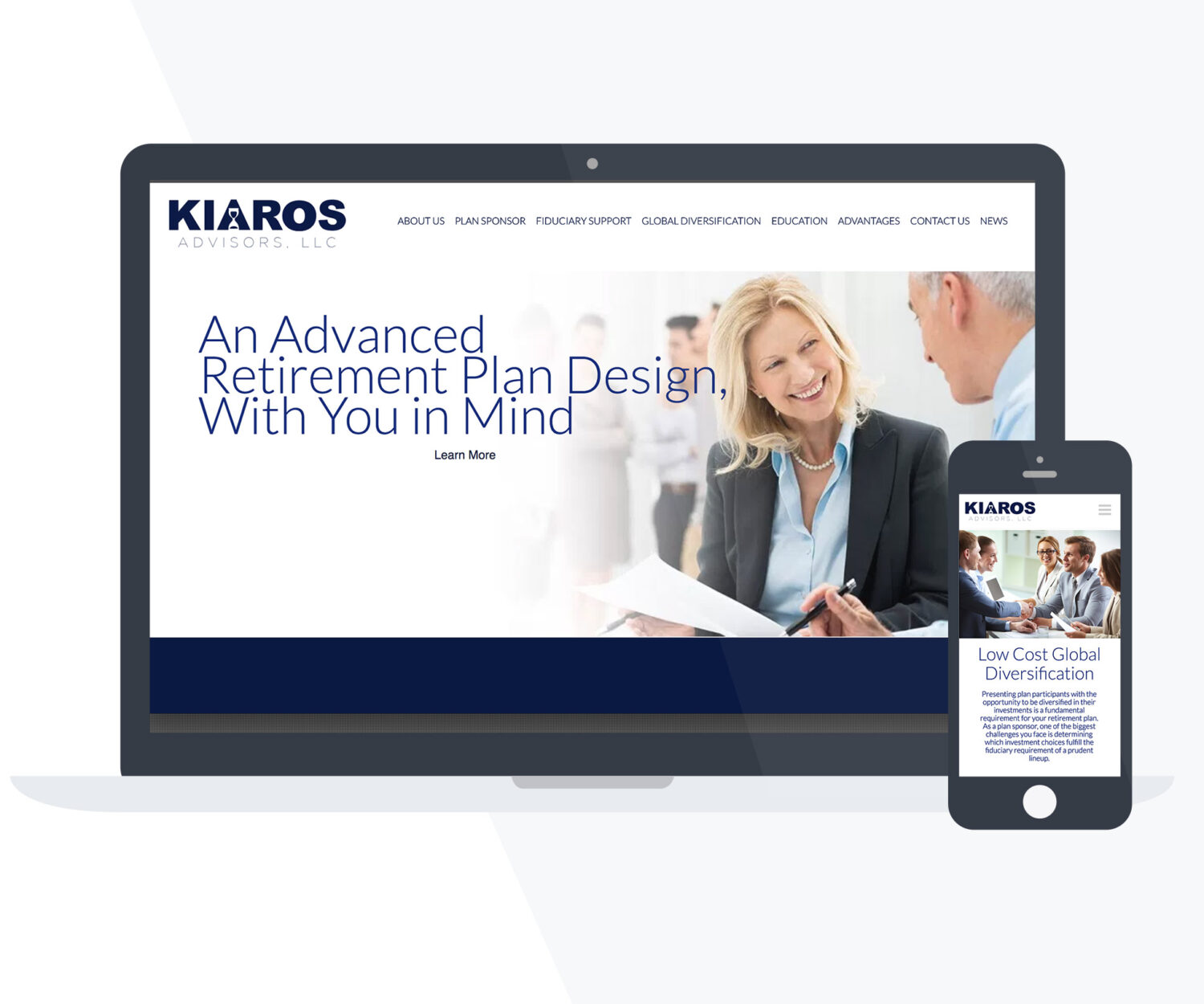 Financial Advisors Website Design FL