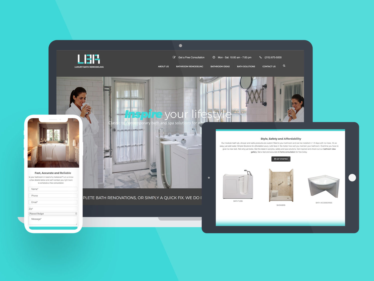 home remodeling company website design pa