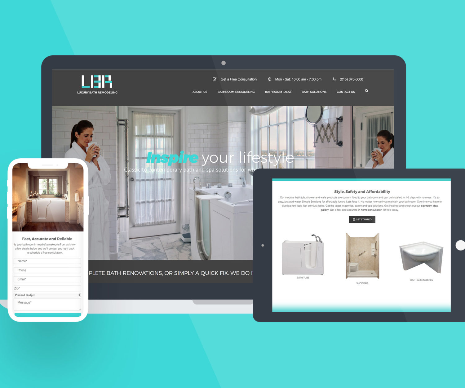 home remodeling company website design pa